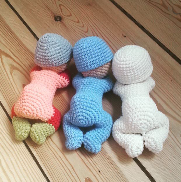 Sleeping Baby Amigurumi Pattern
