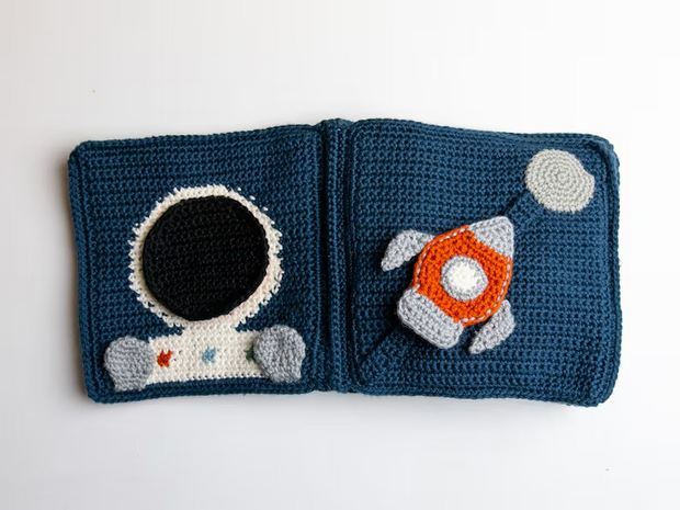 Baby Astronaut Quiet book crochet pattern