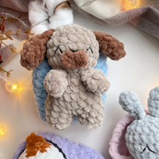 Cat, Bunny, Dog Amigurumi CROCHET PATTERN Set