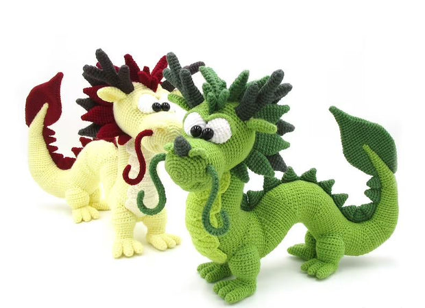 amigurumi crochet pattern, chinese dragon