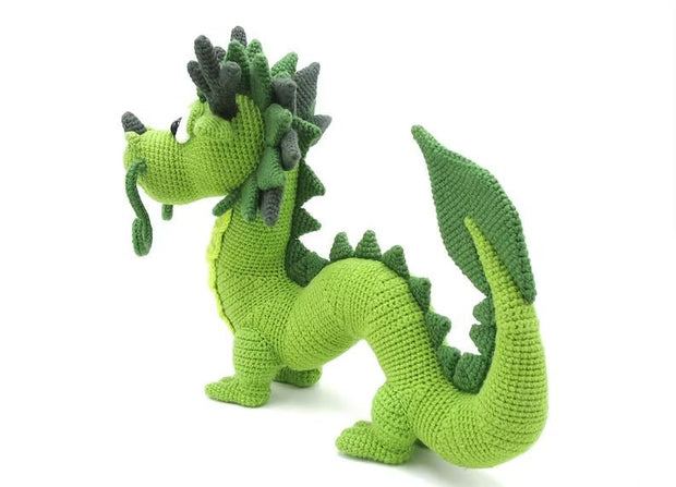 amigurumi crochet pattern, chinese dragon