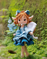 Fairy crochet doll pattern