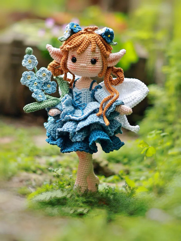 Fairy crochet doll pattern