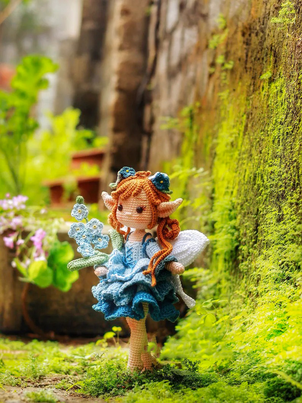 Fairy crochet doll pattern