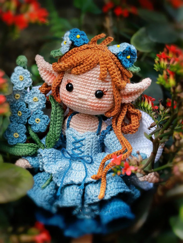 Fairy crochet doll pattern