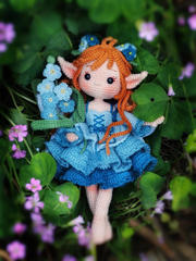 Fairy crochet doll pattern