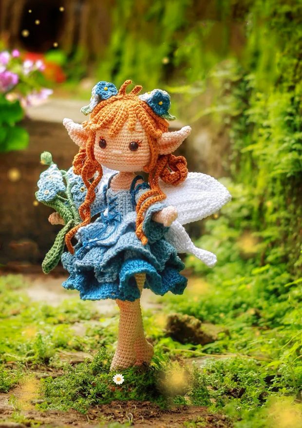 Fairy crochet doll pattern