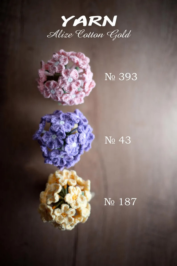 Amigurumi pattern crochet Phloxs pot