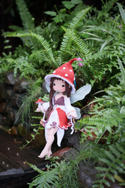 Crochet Doll Pattern, Florie the Mushroom Fairy