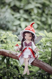 Crochet Doll Pattern, Florie the Mushroom Fairy