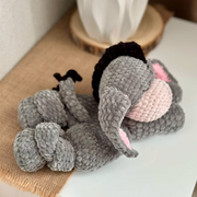 4 in 1 Winnie the Pooh Crochet Pattern: Piglet, Donkey, Tiger Amigurumi Comforter