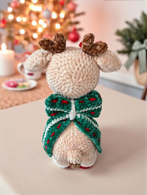 Baby Reindeer Christmas Crochet Pattern