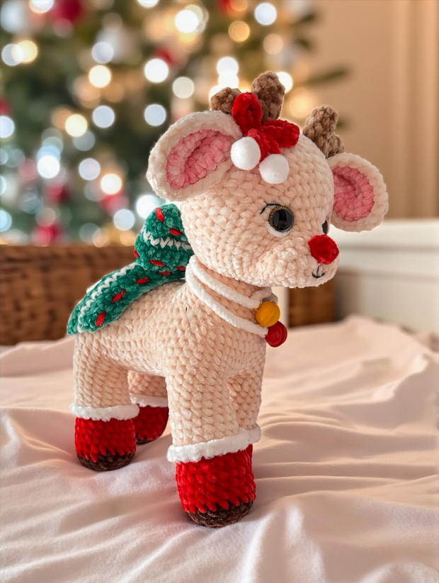 Baby Reindeer Christmas Crochet Pattern