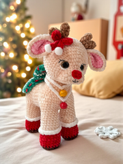 Baby Reindeer Christmas Crochet Pattern