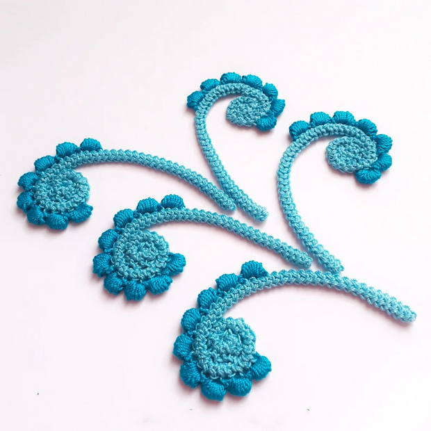 SET Irish Crochet Flower Leaf PATTERN