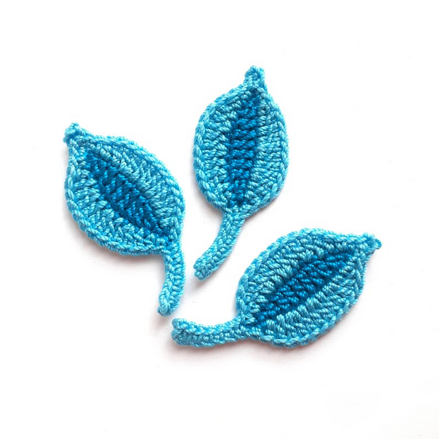 SET Irish Crochet Flower Leaf PATTERN
