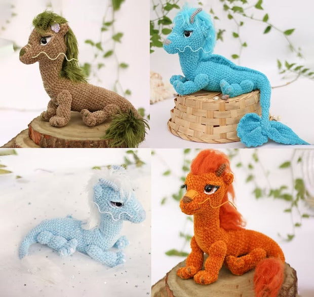 4 Elements Dragons (Water Fire,Earth, Air)
