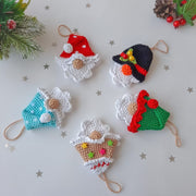 Set of crochet Quick Christmas ornament