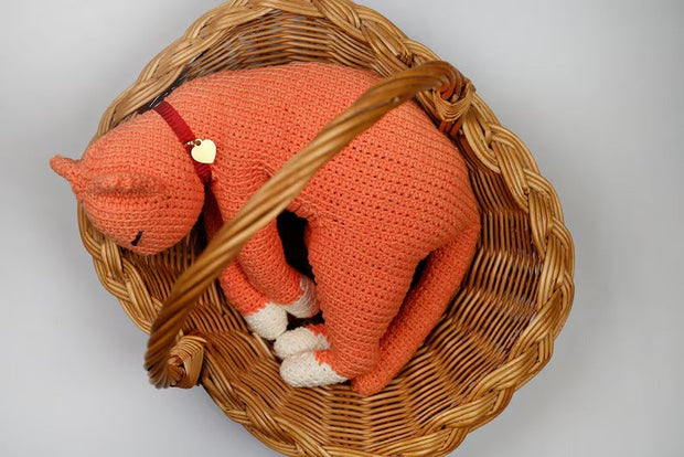 Crochet Sleeping Kitten