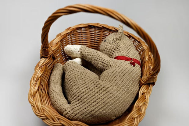 Crochet Sleeping Kitten