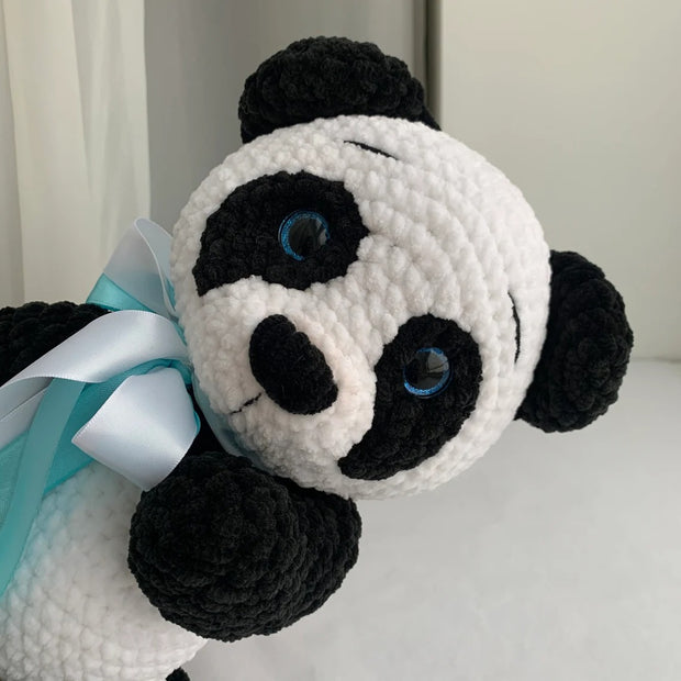 Panda bear toy amigurumi pattern