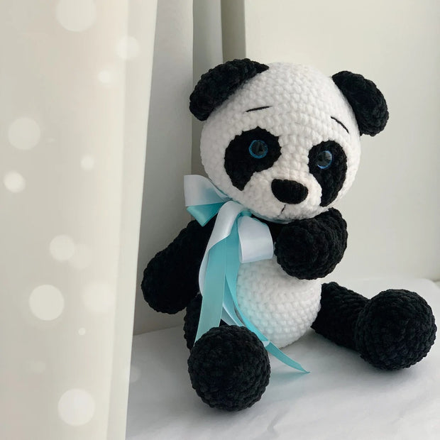 Panda bear toy amigurumi pattern