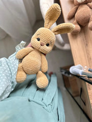 Crochet plush Bear and Bunny Pattern.