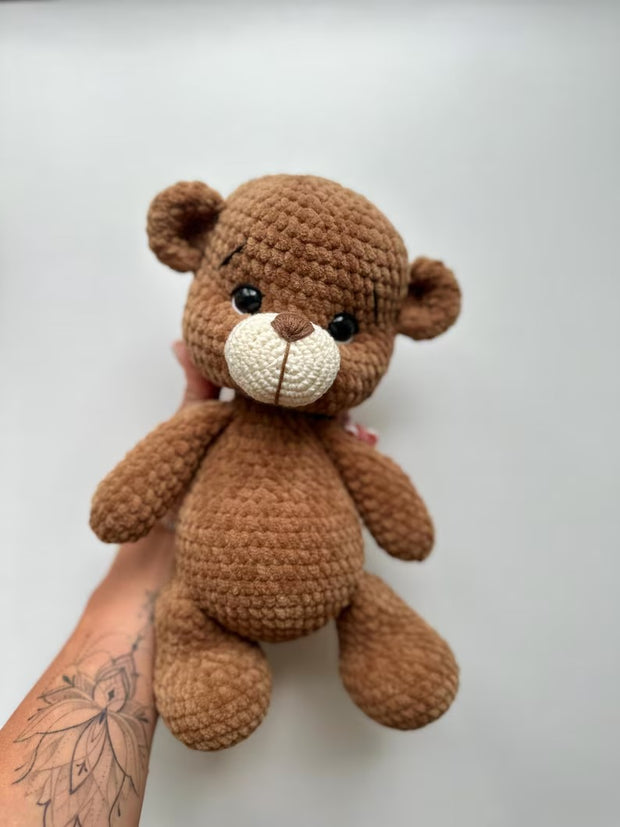 Crochet plush Bear and Bunny Pattern.