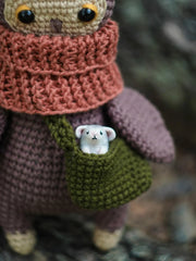 PATTERN eagle owl amigurumi toy with accessorie