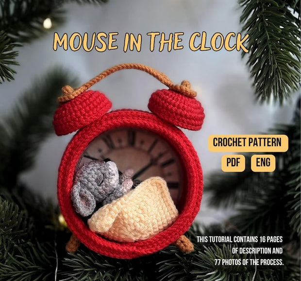 Mouse in the Clock – Crochet Pattern