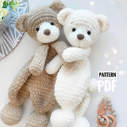 Sleeping toy bear pattern