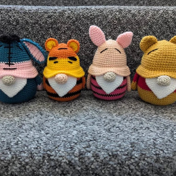Gnomes crochet patterns, Spring gnomes