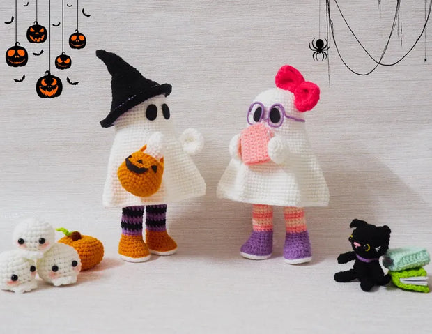 Crochet Ghost Friends Pattern