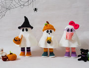 Crochet Ghost Friends Pattern