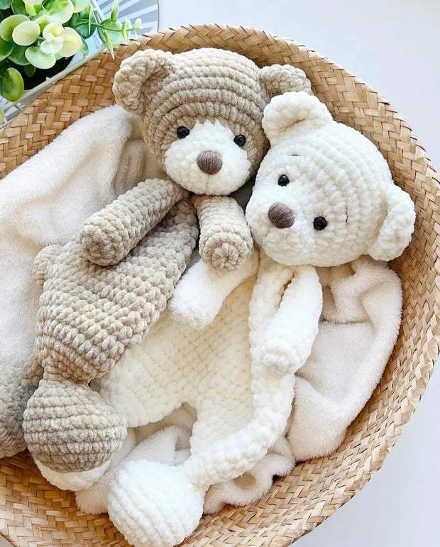 Sleeping toy bear pattern