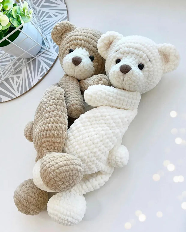 Sleeping toy bear pattern