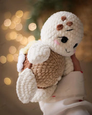 Plush Turtle with Flowers Crochet pattern