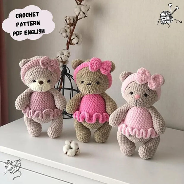 Adele the Bear Crochet Pattern