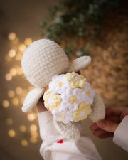 Plush Turtle with Flowers Crochet pattern