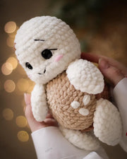 Plush Turtle with Flowers Crochet pattern