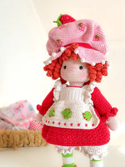 Strawberry shortcake amigurumi doll pattern