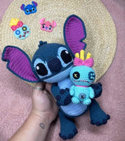 3-in-1 Stitch & Angel Amigurumi PDF Crochet Pattern