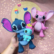 3-in-1 Stitch & Angel Amigurumi PDF Crochet Pattern