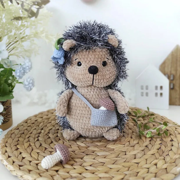 Adorable Crochet Hedgehog Pattern with Accessories