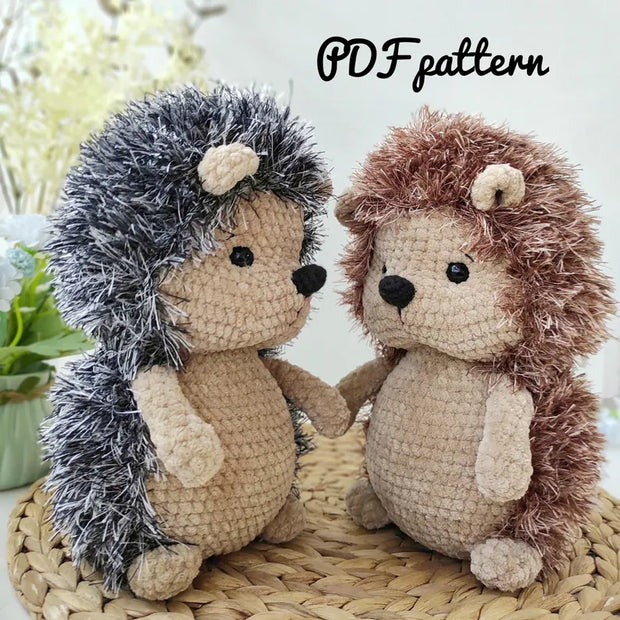 Adorable Crochet Hedgehog Pattern with Accessories