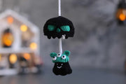 Crochet Skull Car Charm Pattern