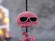 Crochet Skull Car Charm Pattern