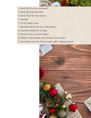 Crochet pattern snowman amigurumi