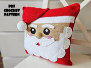 Santa Claus Crochet Pillow Pattern